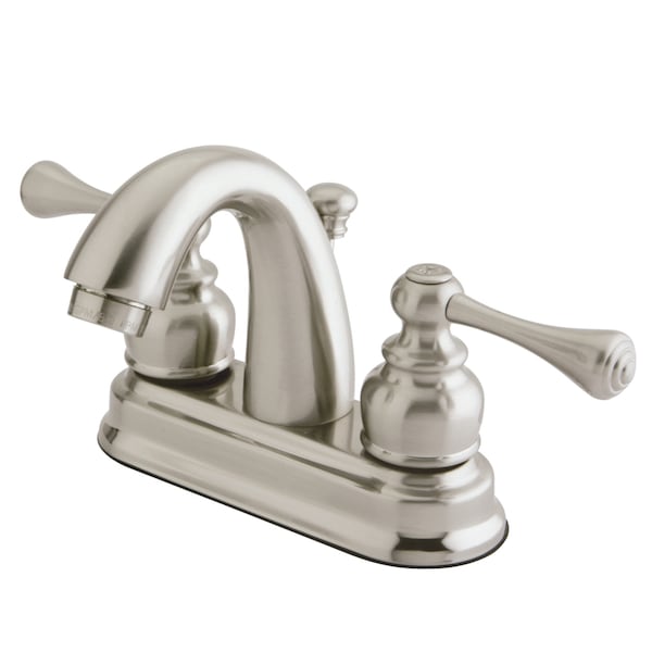 4" Centerset Bathroom Faucet, Brushed Nickel